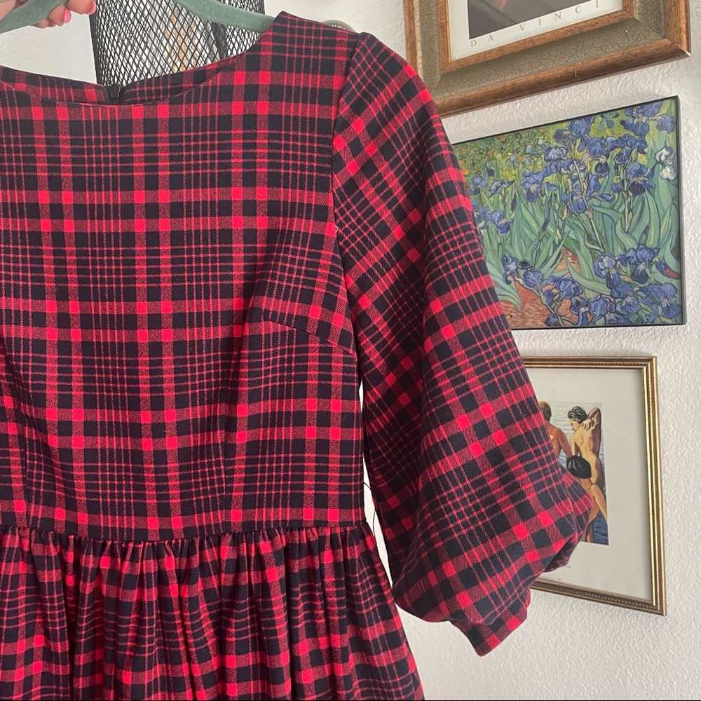 Vintage Red tartan dress